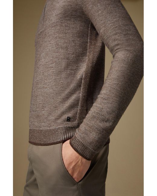 Bogner Brown Lias Half-zip Pullover for men