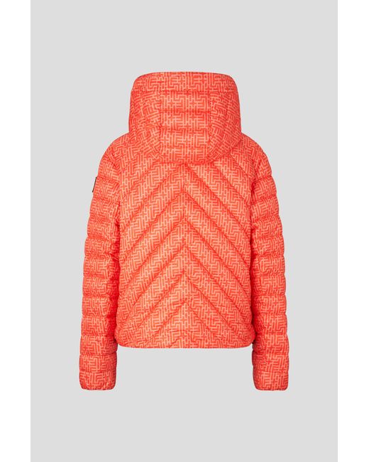 Bogner Fire + Ice Red Aisha Quilted Jacket
