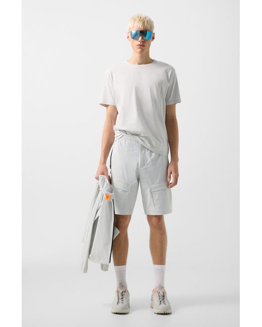 Bogner Fire + Ice Gray Caleb Functional Shorts for men