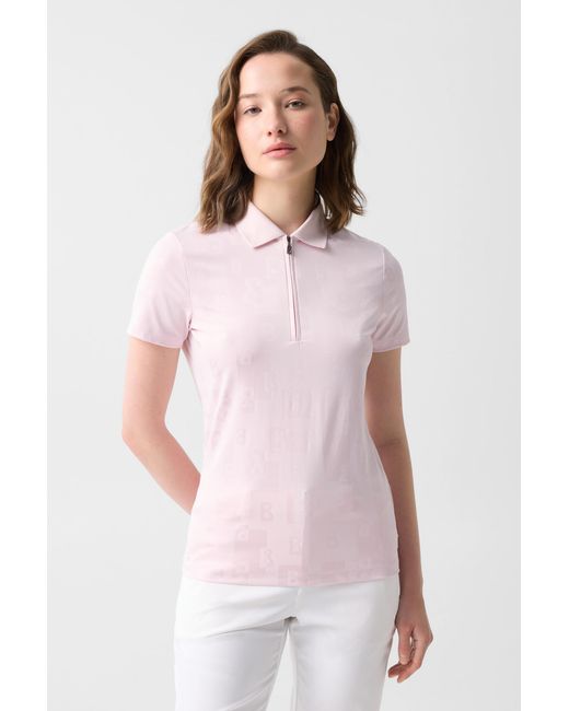 Bogner Pink Joanna Functional Short-Sleeved Top For