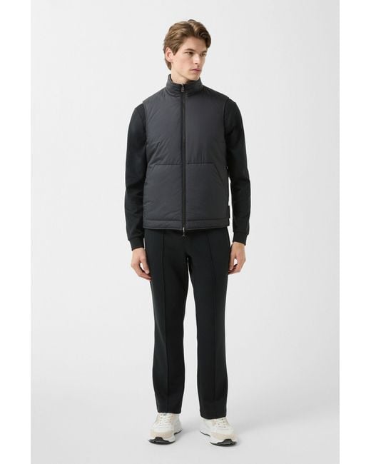 Bogner Black Willis Reversible Vest for men