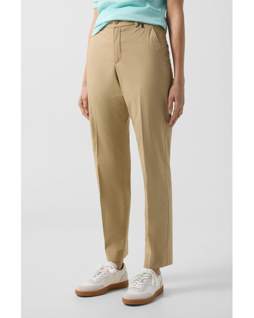 Bogner Natural Pleated Trousers Abbie