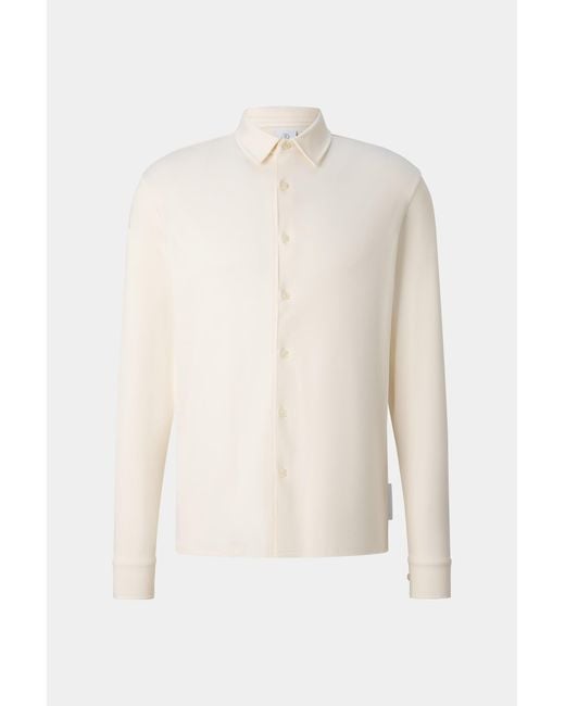 Bogner White Franz Cotton Shirt for men