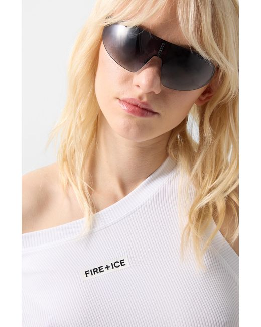 Bogner Fire + Ice White Top Manya