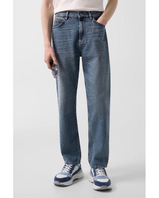 Bogner Blue Straight Fit Jeans Travis for men