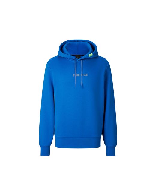 Bogner Fire + Ice Blue Covell Cotton Hoodie for men