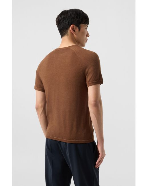 Bogner Brown Osaka Merino Shirt for men