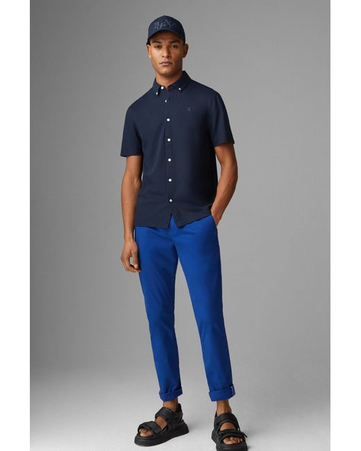 Bogner Blue Franz Short-sleeved Shirt for men