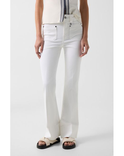 Bogner White Flared Fit Jeans Devin