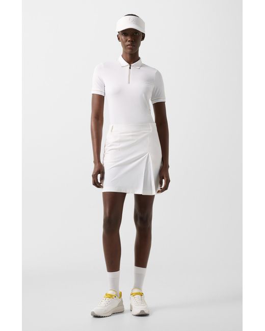 Bogner White Caren Functional Short-sleeved Top