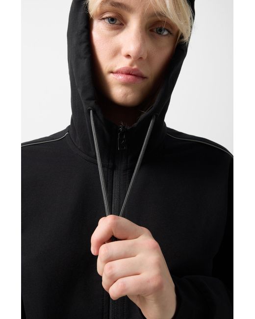 Bogner Fire + Ice Black Enia Jersey Jacket For
