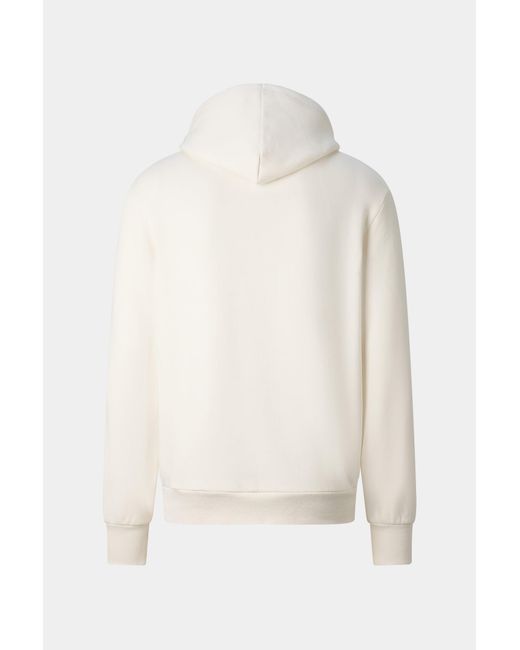 Bogner Fire + Ice White Covell Cotton Hoodie For for men