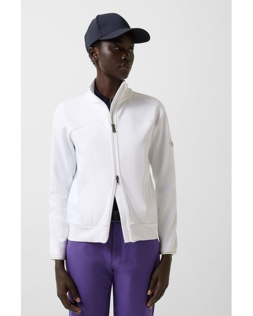 Bogner White Inessa Mid-layer Jacket
