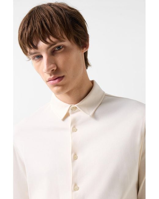 Bogner White Franz Cotton Shirt for men