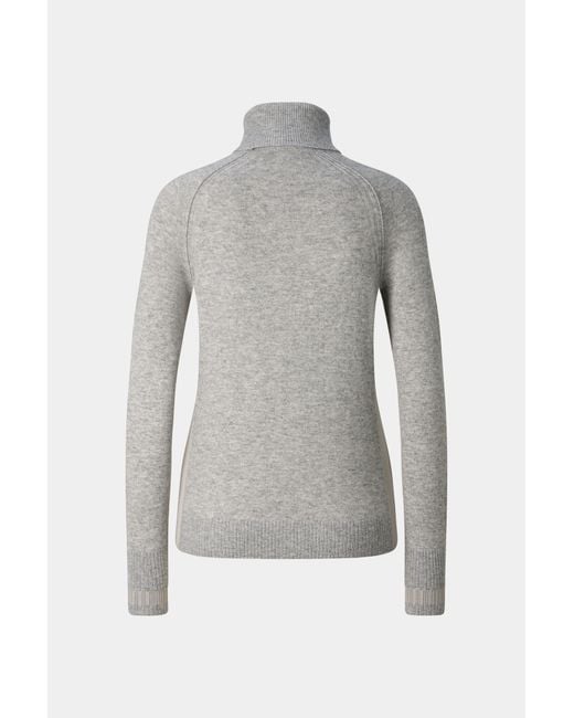 Bogner Gray Vaiana Pure New Wool And Cashmere Jumper For