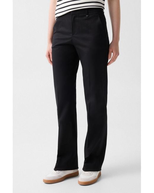 Bogner Black Cotton Chinos Jody
