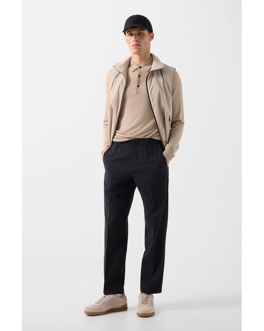 Bogner Blue Marcus Virgin Wool Trousers for men