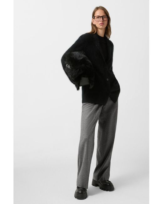 Bogner Gray Pleated Trousers Ella For