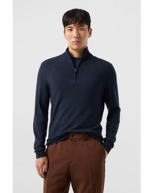 Bogner Blue Ouri Merino Turtleneck For for men