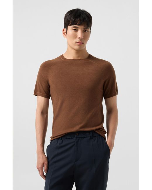Bogner Brown Osaka Merino Shirt for men
