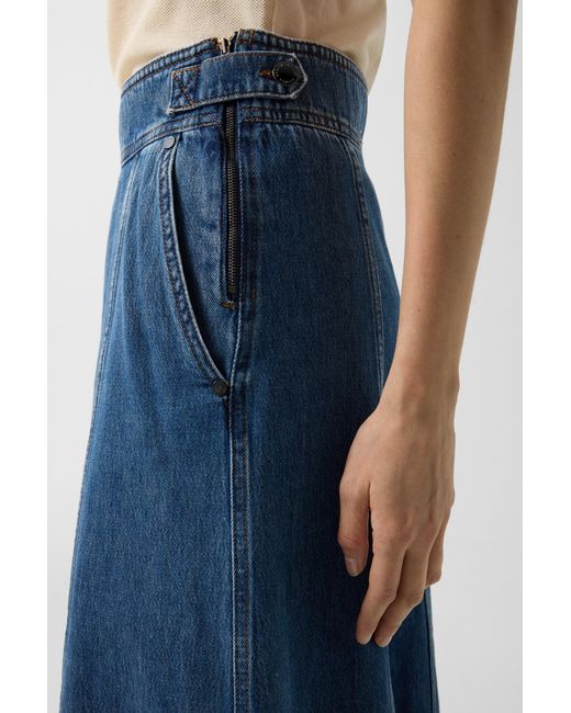 Bogner Blue Naila Denim Skirt