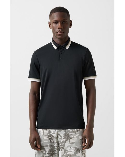 Bogner Black Arik Functional Short-Sleeved Top For for men