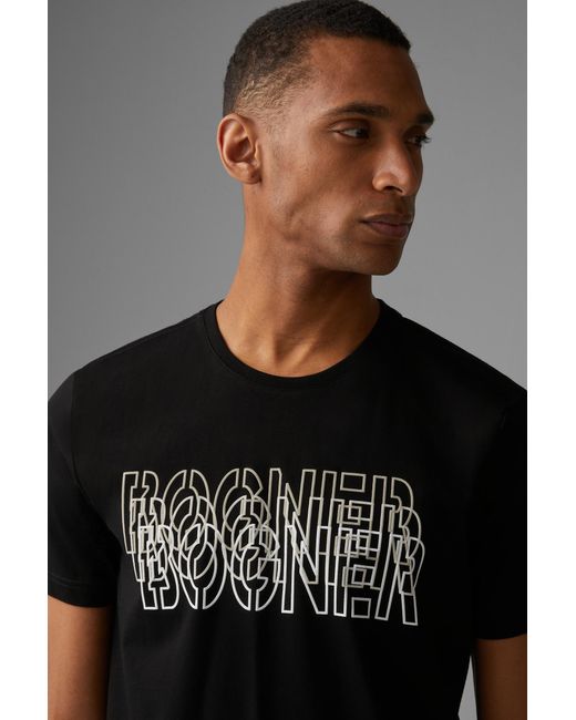 Bogner Black Kane T-shirt for men