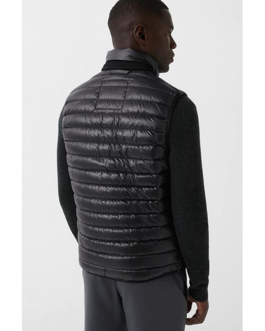 Bogner Black Lasse Quilted Waistcoat For for men