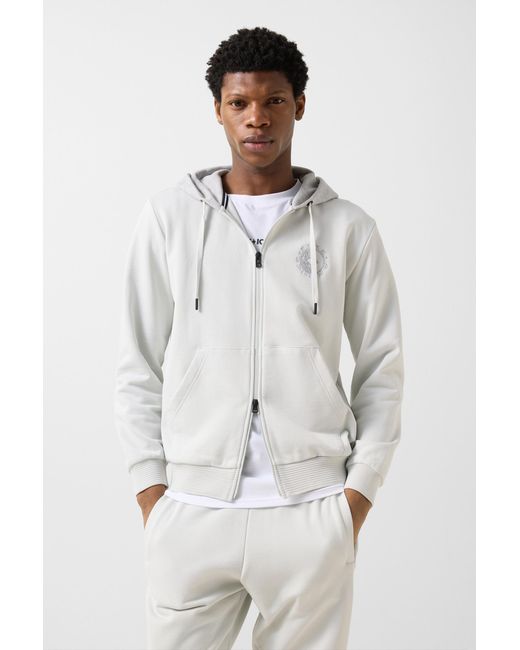 Bogner Fire + Ice Gray Filipo Jersey Jacket For for men