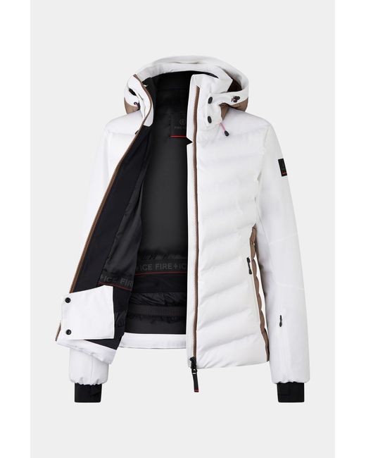 Bogner Fire + Ice White Skijacke Janka Für Damen