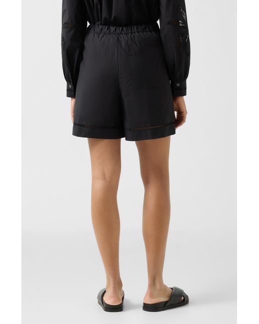 Bogner Black Sunny Cotton Shorts