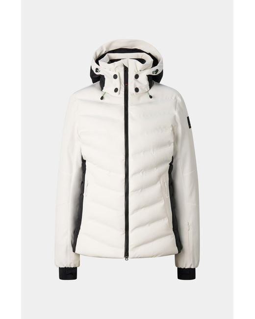 Bogner Fire + Ice White Janka Ski Jacket For