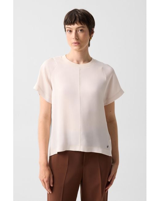Bogner Natural Dakota Satin Shirt