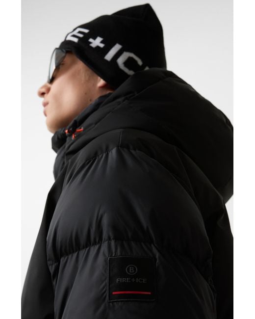 Bogner Fire + Ice Black Walt Down Coat for men