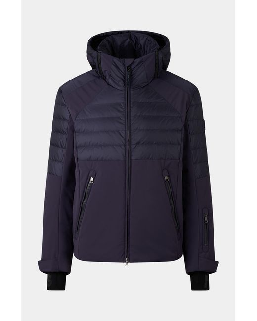 Bogner Blue Henik Down Ski Jacket for men
