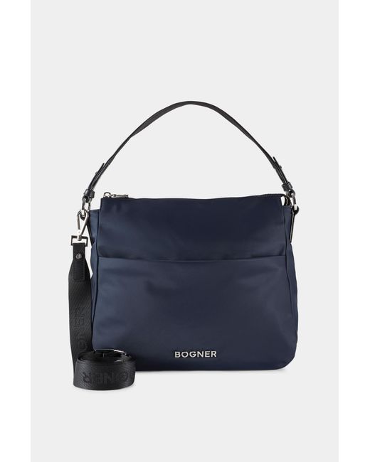 Bogner Klosters Isalie Hobo Bag In Navy Blue