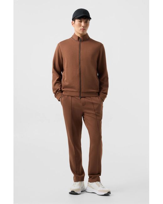 Bogner Brown Spencer Jersey Jacket For for men