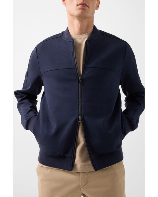Bogner Blue Lennox Jersey Jacket for men