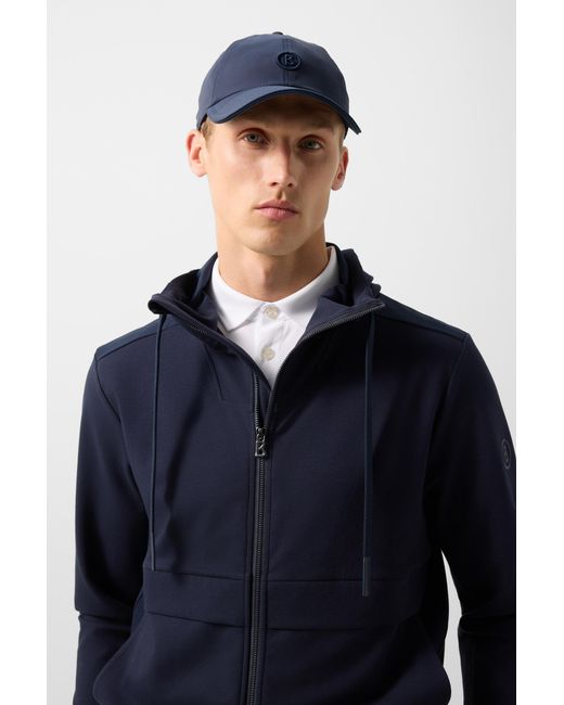 Bogner Blue Ernesto Jersey Jacket for men