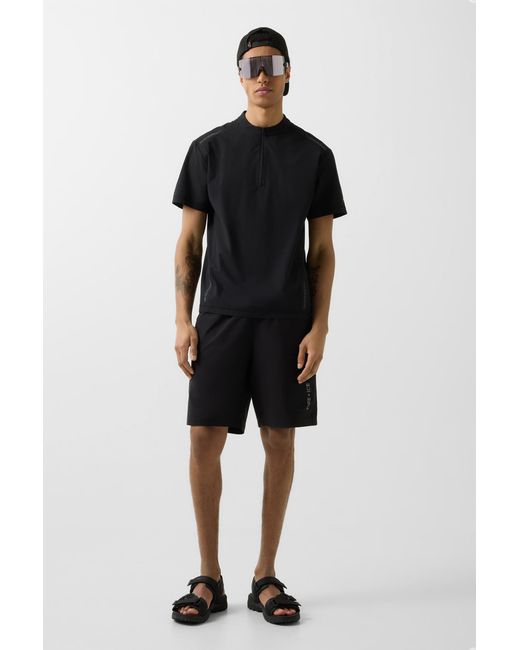 Bogner Fire + Ice Black Aouli Functional Shirt for men