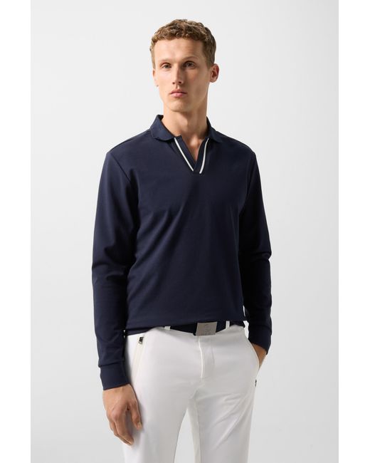 Bogner Blue Cajus Polo Sweatshirt for men
