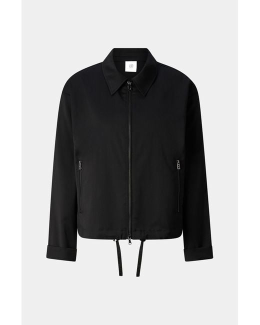 Bogner Black Elody Virgin Wool Blouse