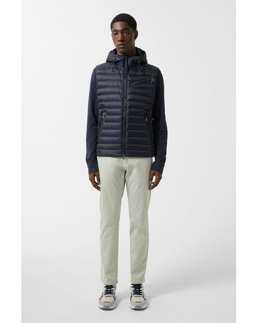 Bogner Blue Lonne Lightweight Down Gilet for men