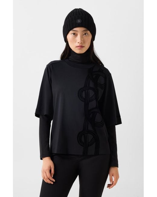 Bogner Black Dorothy Cotton T-Shirt For