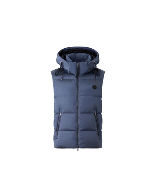 Bogner Blue Jimmy Down Gilet for men