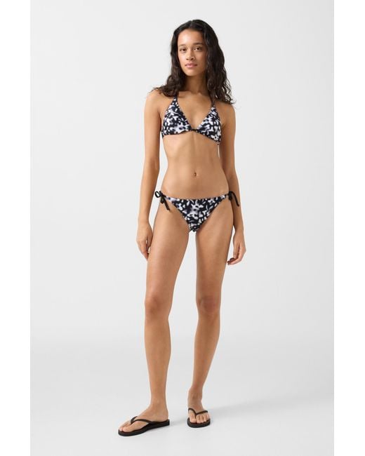 Bogner Fire + Ice White Gaby Triangle Bikini Top For