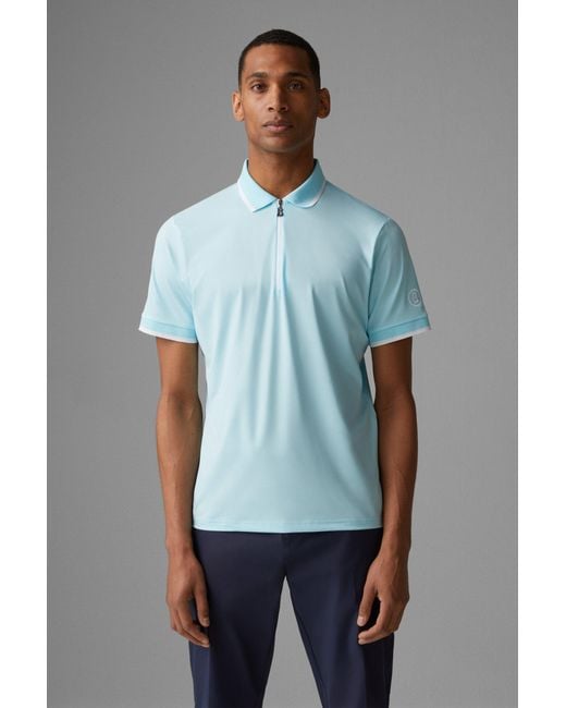 Bogner Blue Cody Functional Polo Shirt for men