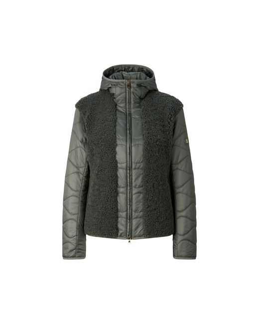 Bogner Green Bibi Teddy Quilted Jacket For