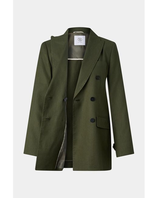 Bogner Green Linen Mix Blazer Hillary For
