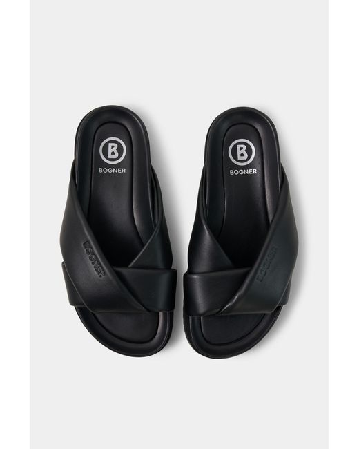 Bogner Black Sirolo Sandals